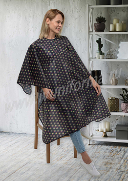 Пеньюар для парикмахера унисекс арт. УН-45-03-ТАФ